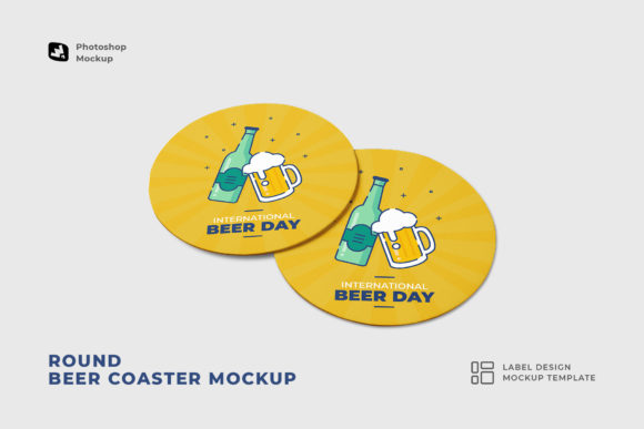 Design a Better Brand: The Round Beer Coaster Mockup