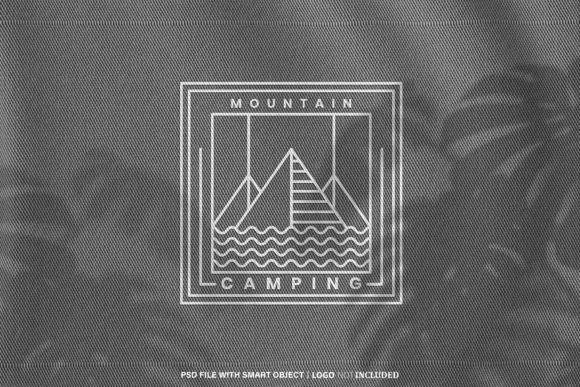 Elevate Your Brand with a Textile Logo Mockup PSD