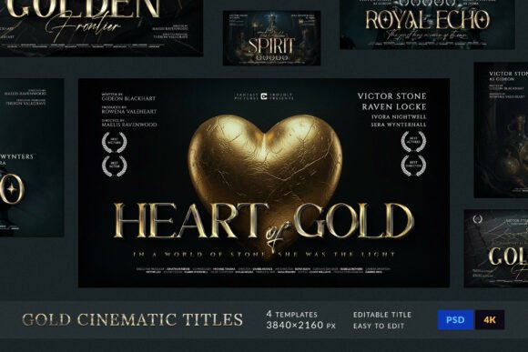 Elevate Your Visuals: Mastering Gold Cinematic Movie Titles