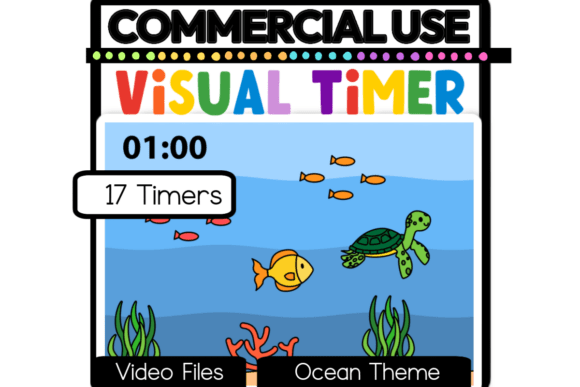 Organize Your Classroom with Ocean Visual Countdown Timers
