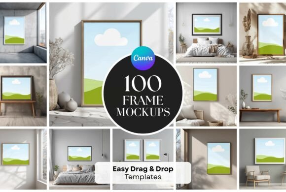 Streamline Your Design Workflow with 100 Frame Mockups